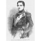 ITALIEN Ferdinand Charles de Bourbon König von Neapel - antiker Druck 1848