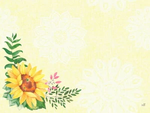 Duni Dunicel Tischsets Sunflower 30x40cm 100 Stück - Picture 1 of 1