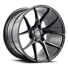 22 inch 22x9 Savini BM14 Gloss Black wheels rims 5x110 +38