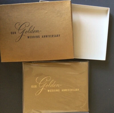 Álbum libro recuerdos aniversario boda dorado Gibson de colección CR Gibson caja original Foto 1 de 4