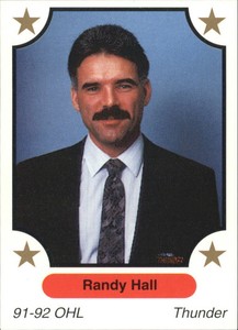 1991-92 7th Inning Sketch OHL #210 Randy Hall CO - NM-MT