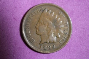 Estate Find 1899 - Indian Head Cent!! #K44680 - Picture 1 of 2