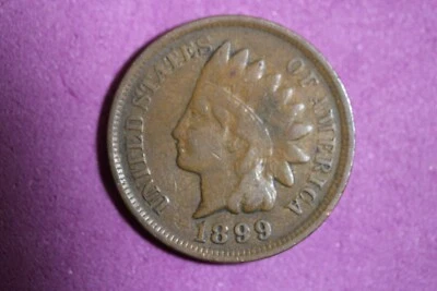 Estate Find 1899 - Indian Head Cent!! #K44680 - Image 1 of 2