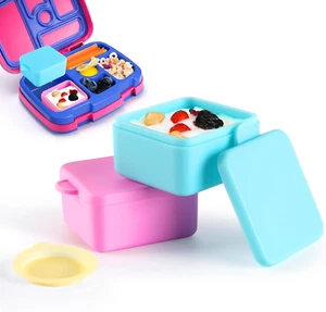 Salad Dressing Container to Go, Compatible with Bentgo Kids Lunch Box, 2X 3Oz Sm - Picture 1 of 7