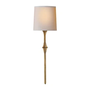 Visual Comfort Wall Sconce Dauphine Studio VC 19" S 2401GI-L Guilded Iron - Picture 1 of 8