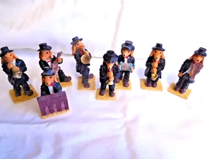 8 Dog Figurines Band Orchestra Playing Musical Instruments Golden Retrievers 3.5 - Picture 1 of 6