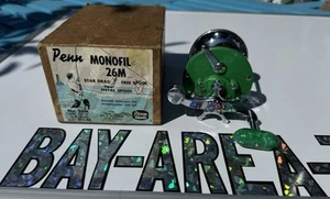 Vintage 1950s Green Penn Monofil 26 - Picture 1 of 24