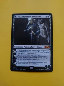 Sorin, Imperious Bloodlord. M20 Mythic Planeswalker Magic the Gathering Card. - Picture 1 of 4