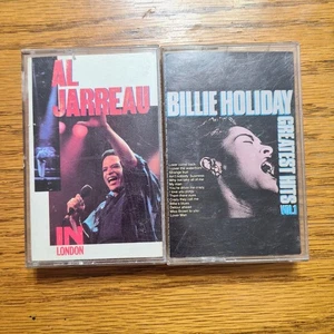 Billie Holiday Greatest Hits Vol1 Al Jarreau In London Cassette Lot 2 Jazz Swing - Bild 1 von 5