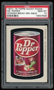 1975 Topps Wacky Packages Sticker Dr. Popper Wonder Bread 3rd PSA 10 - Bild 1 von 2