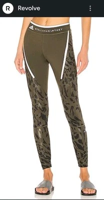 Adidas Stella McCartney Run Long apretado en roble oscuro y negro talla XS Foto 1 de 4