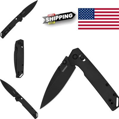 Compact Pocket Knife 3.4 Inch D2 Steel Blade with Smooth KVT Ball Bearing System - Image 1 of 4