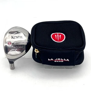 Coltello La Jolla Club Acciaio 20 Gradi Testa Mazza Golf 5 Legno Con Custodia Cerniera Nuovo - Foto 1 di 17