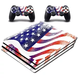 Skins de juego con bandera patriótica VWAQ diseñadas para adaptarse a la consola profesional y calcomanía de controladores - Imagen 1 de 2