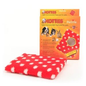 Hotties®Petlife Microwavable Hottie Warm Heat Pad 8" x 9" For Pet Dog Cat Rabbit