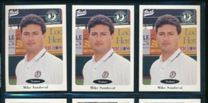 lot (3) 1996 Best #3 Mike Sandoval Augusta GreenJackets Trainer (BM20) SWSW6