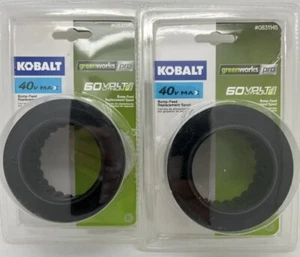 (2x) Kobalt 40V Max Bump Feed Replacement Spool Greenworks Pro 0831145 - Picture 1 of 2