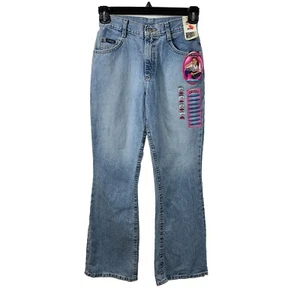 NWT Lee Riders Authentics Flare Denim Blue Jeans 14 Regular Throwback Retro NEW - Picture 1 of 12