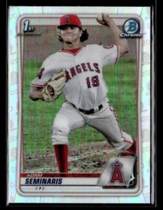 Adam Seminaris - 2020 Bowman Draft 1st Chrome Refractor #BD-163 Angels
