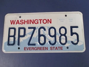 2010  Washington State License Plate. Evergreen State  # BPZ6985 - Picture 1 of 3