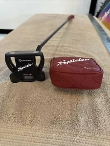 TOUR ISSUE TaylorMade Spider Tour Slant Neck Putter Right Hand Black 35” Custom - Picture 1 of 11