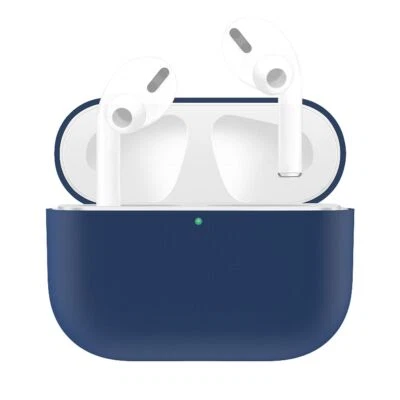 Housse Pour Apple AirPods Pro Étui Coque Bumper Bleu Neuf - Photo 1/2