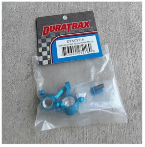 Vintage RC Car Duratrax DTXC8216 Aluminum Front Knuckle (2) Blue Vendetta NIB - Picture 1 of 1