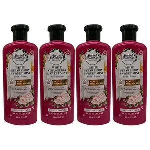 4 Pack Herbal Essence White Strawberry & Sweet Mint Conditioner Daily Cleanse - Picture 1 of 10