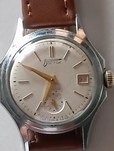 Vintage men's wristwatch Vostok 17 jewels made in the USSR, 1960s - Picture 1 of 6