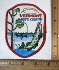 Vintage Vermont God’s Country Northern Pike Fishing Patch NOS Nature Wildlife