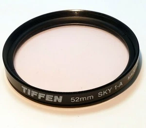 52mm TiFFEN Skylight 1-A Glass Lens Filter Sky-1A E-52 made in USA - Picture 1 of 9