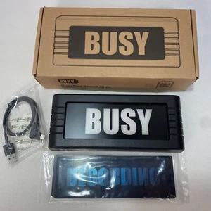 BusyBox Smart Sign - Standard Bluetooth Do Not Disturb Sign with 6 Messages - Picture 1 of 5