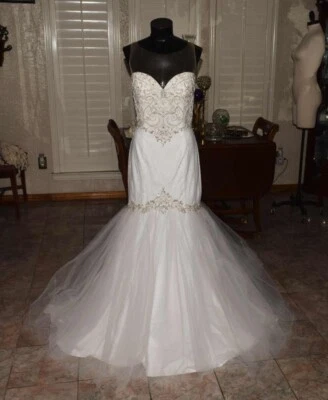 Vestido de novia Cristiano Lucci talla 12 marfil/desnudo Foto 1 de 4
