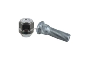 FOR KIA HYUNDAI WHEEL STUD & 21mm wheel NUT SET X1 - Picture 1 of 1