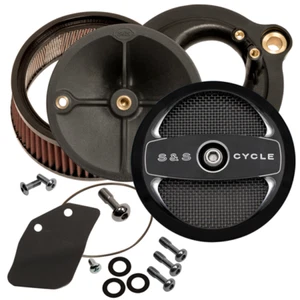 S&S 170-0478 Stealth Black Air Cleaner Filter Kit For Harley Dyna Softail 84012 - Picture 1 of 2