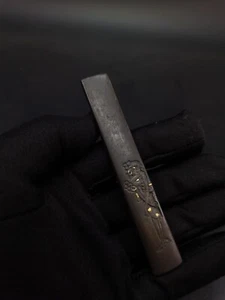 Japanisches Katana Zhongkui Muster Kozuka für Wakzaishi Edo Periode Antik D119 - Bild 1 von 8
