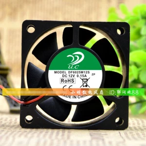 1 Stück U,C DF6025M12S 6CM 6025 12V 0,15A Ultra Leiser Gehäuselüfter - Bild 1 von 1