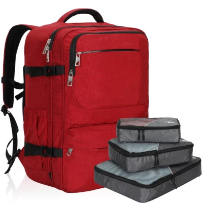 Hynes Eagle 44L Flight Approved Carry on Backpack Waterproof Travel Expandable - Image 1 of 4