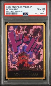 PSA 10 Magellan Gold Don Premium Booster the Best PRB01 One Piece Japanese Card - Foto 1 di 2
