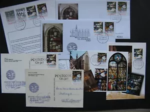 NETHERLANDS, restauration St. Janskerk eventcover FDC 2x maxicard FD-sheet cards - Picture 1 of 1