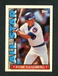 #51 Ryne Sandberg 1990 Topps TV GLOSSY All-Stars Limited Edition Baseball Card - Picture 1 of 2