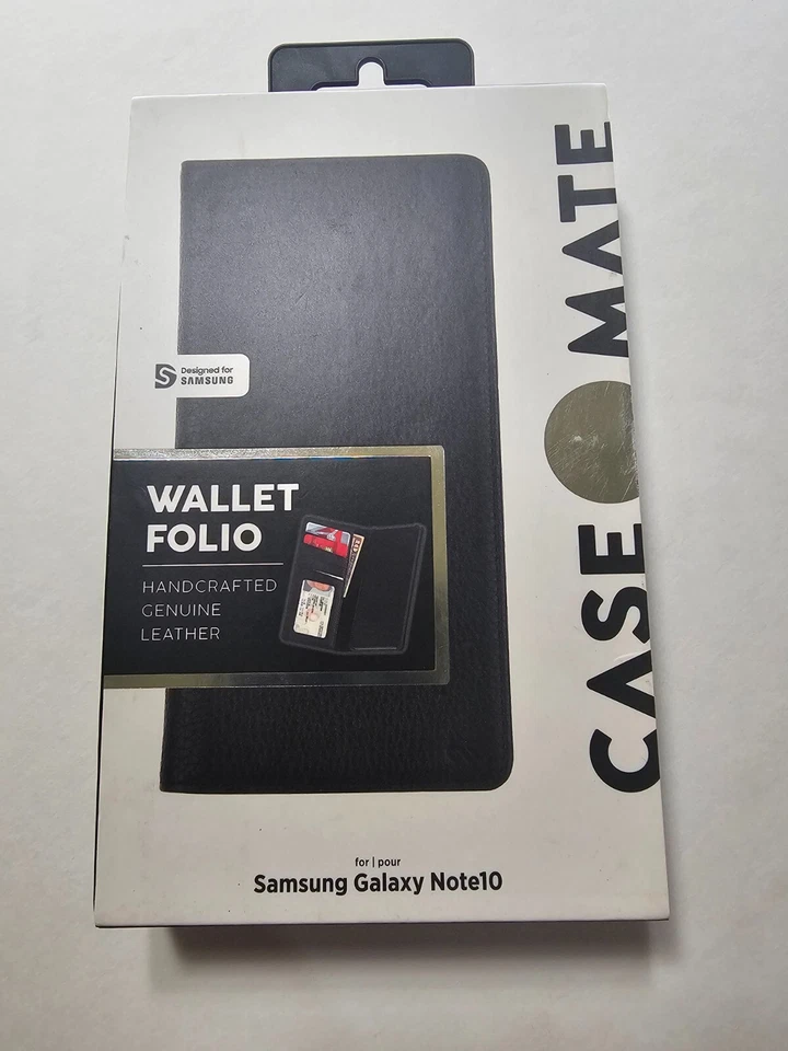 Case-Mate Samsung Note 10 Wallet Folio Black Case