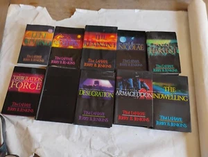 10 Left Behind Series Tim LaHaye & Jerry Jenkins Hardcover But 1 Excellent Shape - Picture 1 of 1