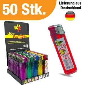 50 x Elektronische Feuerzeuge Elektronik Feuerzeug Nachfüllbar ANKERY - Bild 1 von 7