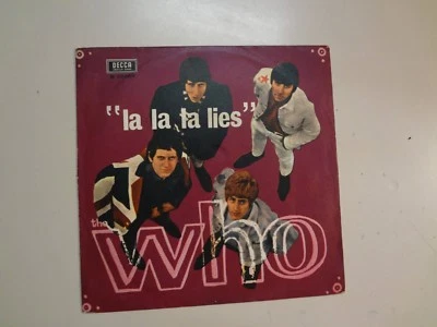 WHO: La-La-La-Lies 2:11- The Good’s Gone 3:54-Italy 7" 1966 Decca 45-B 05938 PSL - Image 1 of 4