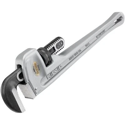 RIDGID 31100 Model 818 Aluminum Straight Pipe Wrench, 18-inch Plumbing Wrench - Image 1 of 4