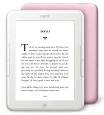 Barnes & Noble NOOK Limited Edition GlowLight 4 - Pearl Pink - BNRV1100 6" 32GB - Image 1 of 3