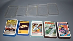 5x Quartett Weltraumfahrzeuge / Weltraumschiffe / Rallye / Polizei / Technik #A4 - Bild 1 von 3