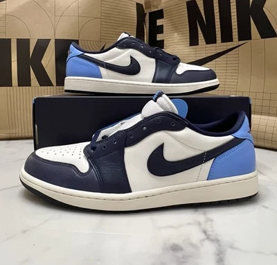 Men's 12.5 - Nike Air Jordan 1 Retro OG Low Obsidian UNC CZ0790-400 - image 1 of 4