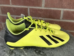 adidas X Youth Size 4.5 Neon Yellow Black Soccer Cleats Shoes - Picture 1 of 10